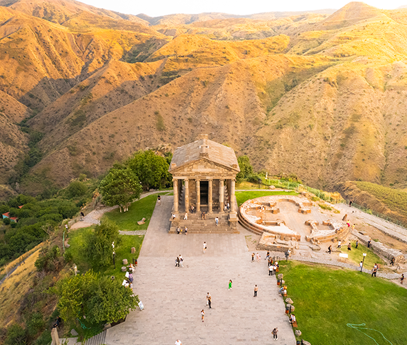 View of Temple of Garni