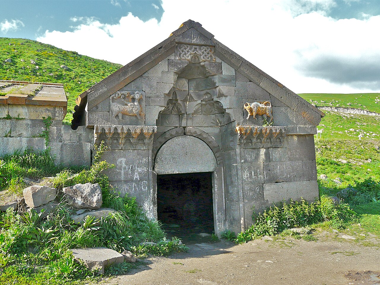 View of Orbelyan Caravanserai